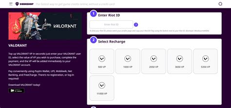 codashop voya|VALORANT Points Top Up .